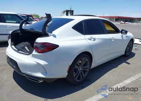 2022 Acura Tlx A-Spec Package z USA, uszkodzony, nr VIN 19UUB5F54NA003661